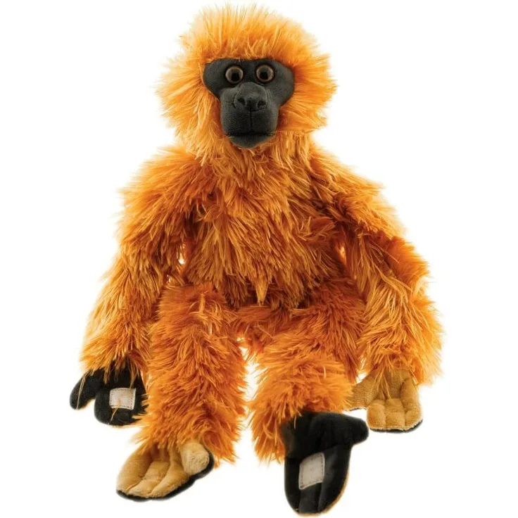 Bright Loyalty Kuscheltier Affe 45 cm mit Klett-Händen & -Füßen, perfekter Spiel- und Kuschelpartner für Kinder