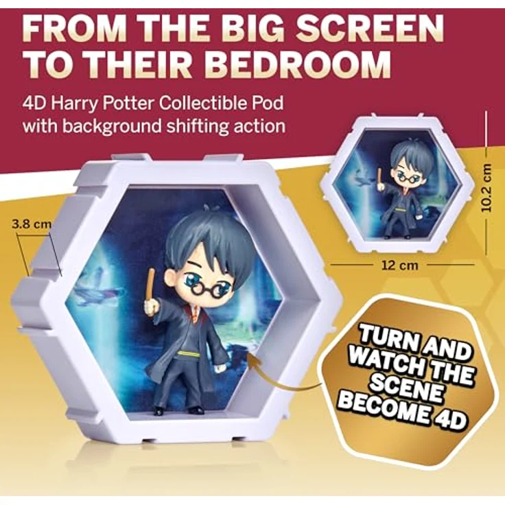 WOW! PODS 4D Harry Potter | Einzigartige zusammensteckbare Wackelfigur zum Sammeln, die aus ihrer Welt in Ihre platzt, Wand- oder Regaldisplay | Harry Potter Spielzeug und Geschenke | Serie 1 Nr. 449 – Bild 2
