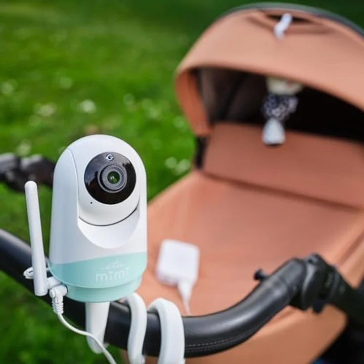 eta Video-Babyphone ETA Mimi, Babyphone-Kamera mit 300m Reichweite, Infrarot-Nachtmodus und 8 Schlafliedern – Bild 9
