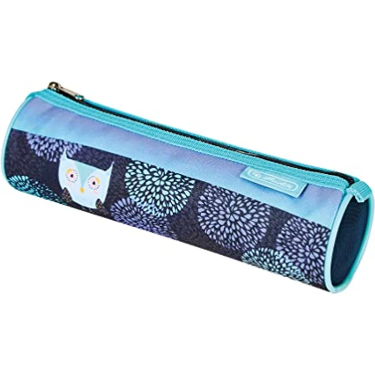 Herlitz UltraLight Plus Flower Owl Schulranzen, blau/lila, inkl. 16 tlg. Schüleretui, Faulenzermäppchen, Sportbeutel – Bild 2