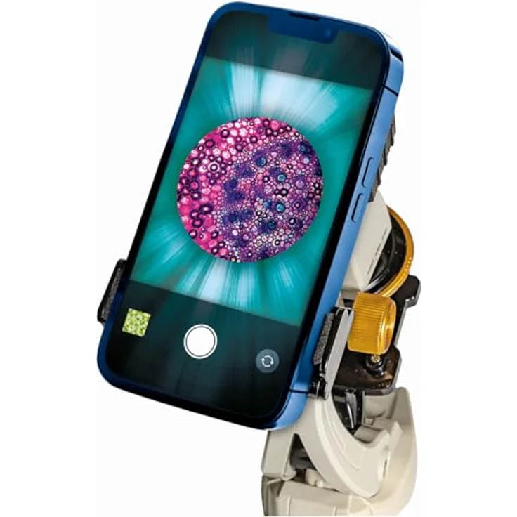 Clementoni Galileo Lab Mein Mikroskop Deluxe - Experimentierkasten mit echtem Mikroskop & Smartphone-Halter, für Kinder ab 8 Jahren - 59349 – Bild 5