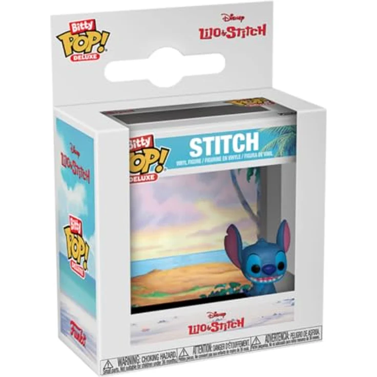 Funko Bitty POP! Deluxe: Stitch (Beach) - Sammelbare Vinylfigur, 9,5 cm hoch, ideales Geschenk für Disney: Lilo & Stitch-Fans, robustes Vinyl, offizielles Merchandise – Bild 2