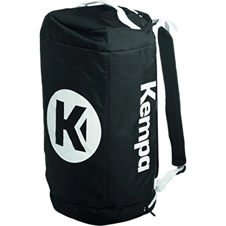 Kempa Sporttasche K-Line, Sporttasche mit Rucksackfunktion, 40 Liter, 54 x 28 x 28 cm, gepolsterte Schultergurte, Seitentaschen mit Reißverschluss