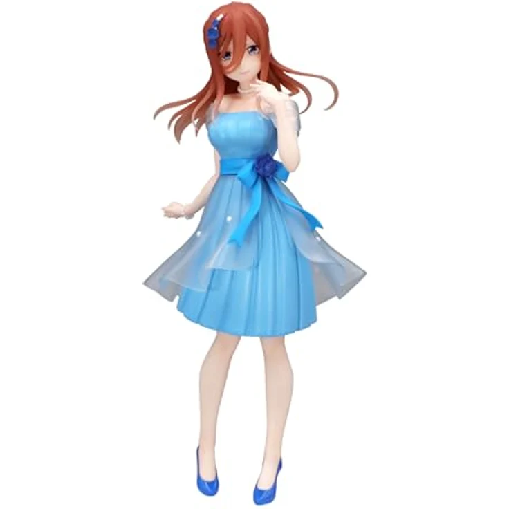 Furyu The Quintessential Quintuplets Trio-Try-iT PVC Statue Nakano Miku, 21 cm, Pastel Dress Ver. – Bild 1