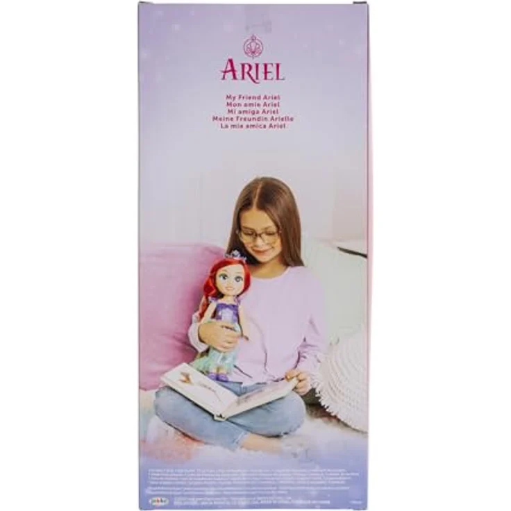 Jakks Pacific Babypuppe Disney Princess - Meine Freundin Arielle - ca. 35 cm, Meerjungfrauenkleid in Violett und Türkis-Tönen, mit RoyalReflection™ Augen – Bild 10