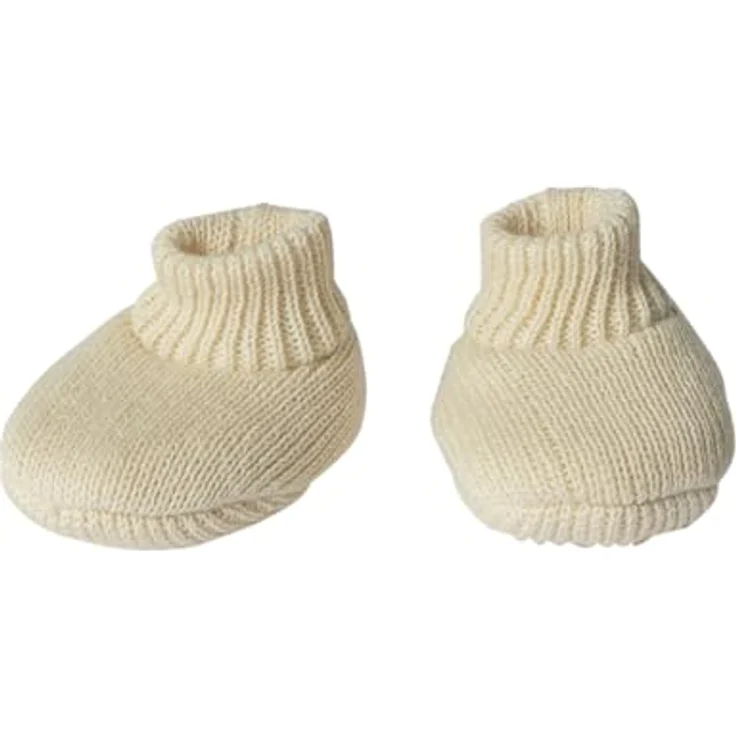 Heless Puppenstrickset, 2-teiliges Set aus 100 % Bio-Baumwolle, beige – Bild 3