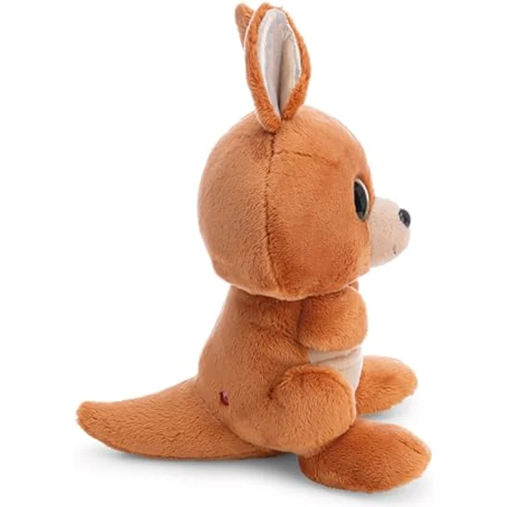 NICI Kuscheltier GLUBSCHIS Känguru Kanni-Manni 25cm, braun, weiches Plüschstofftier mit großen Glitzeraugen und Bauchbeutel, für Kinder & Erwachsene, tolle Geschenkidee | 63058 – Bild 2