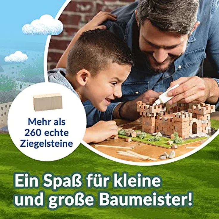 Brick Trick - Brick Trick Travel: Tower of Pisa - 260 wiederverwendbare EKO Brick Bausteine, Kreativ-Set für Kinder ab 7 Jahren – Bild 5