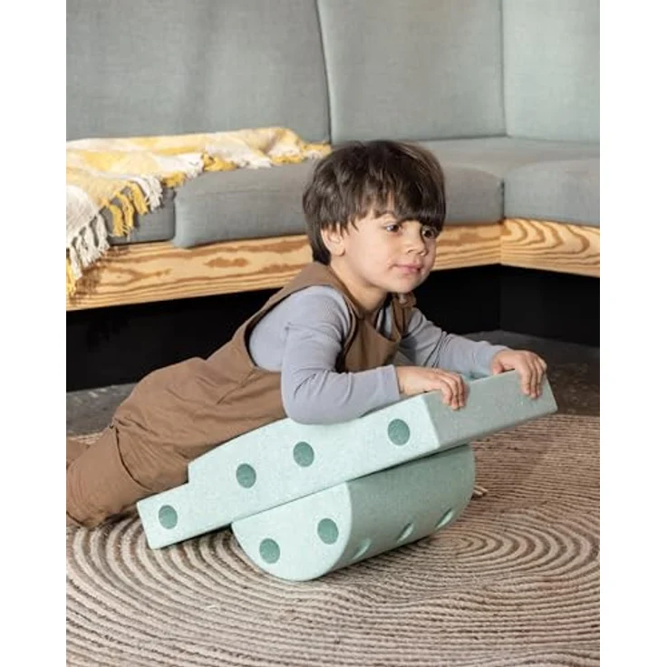 Modu Modell 20 tlg. Baukasten Starter-Set Explorer von 0-6 Jahren - Ocean Mint/Forest Green, Grünes Babyspielzeug – Bild 4
