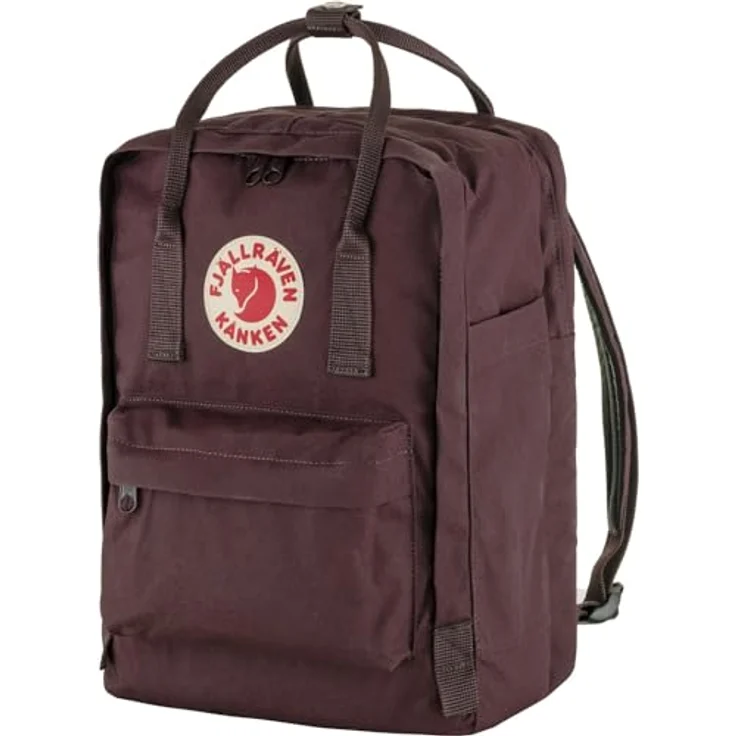 Fjällräven Kånken Laptop 15'', Schulrucksack mit gepolstertem Laptopfach, 18 Liter, 40 cm, Farbe Blackberry – Bild 4