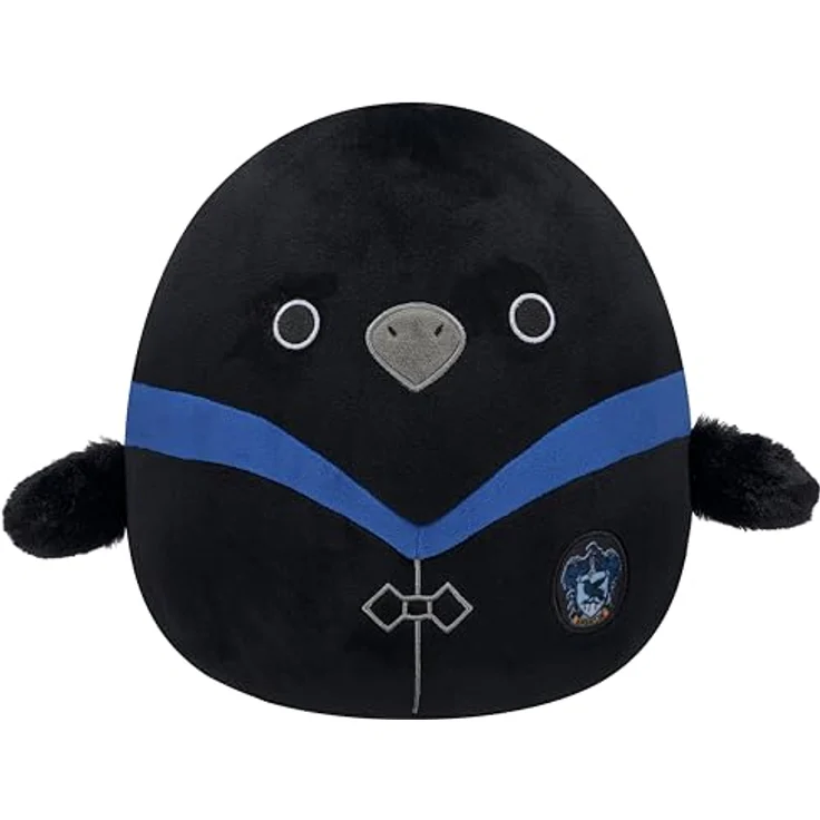Squishmallows SQWB00325, Harry Potter Ravenclaw Rabe in Hogwarts Robe, 25 cm, offizielles Jazwares Plüsch, superweich – Bild 1