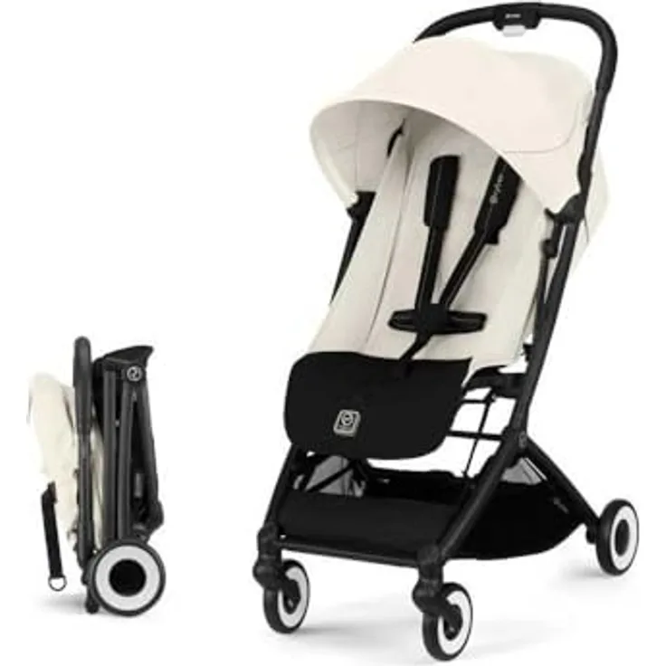 Cybex Orfeo, ultrakompakter Reise-Buggy für Kinder ab Geburt bis 4 Jahre, handgepäckkompatibel mit ergonomischer Liegeposition und XL Sonnendach