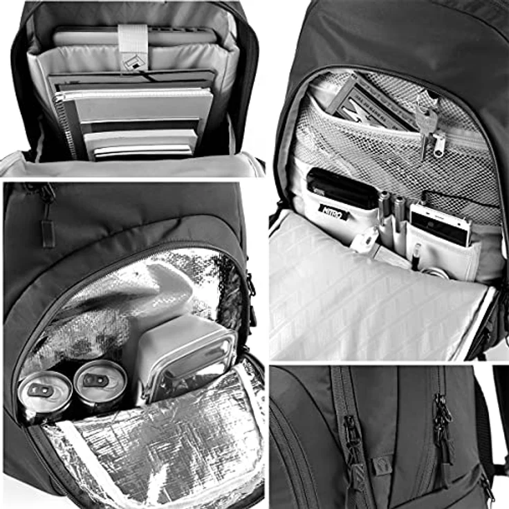 Nitro Stash 29 Schulrucksack Daypack Rucksack Backpack 878011 Fragments Purple – Bild 4