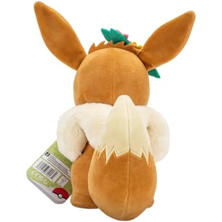 Nintendo Evoli Frühling Plüsch, 20cm Kuscheltier im Blütenstyle, superweich und limitiert – Bild 6