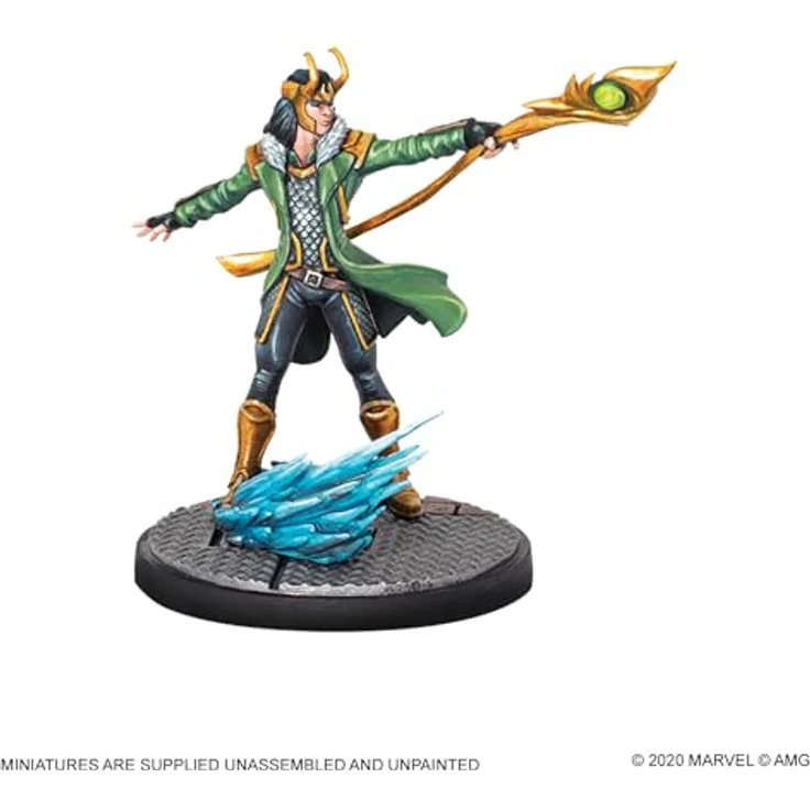 Atomic Mass Games Marvel Crisis Protocol: Loki und Hela - Brettspiel Erweiterung mit neuen Charakteren, Asgardische Helden – Bild 5