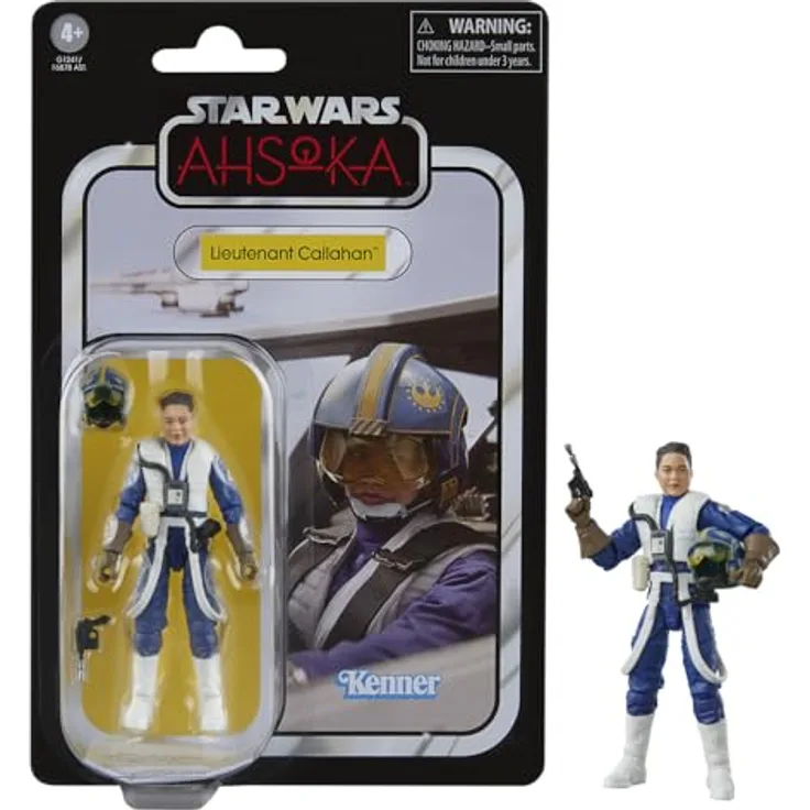 Star Wars The Vintage Collection Lieutenant Callahan Action-Figur, 9,5 cm, mit Blaster und abnehmbarem Helm, inspiriert von Star Wars: Ahsoka