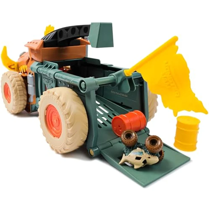 Spin Master Monster Jam Mini Warthog Playset mit Mad Hog Chomper und Megalodon Truck im Maßstab 1:87, geeignet für Kinder ab 3 Jahren – Bild 8
