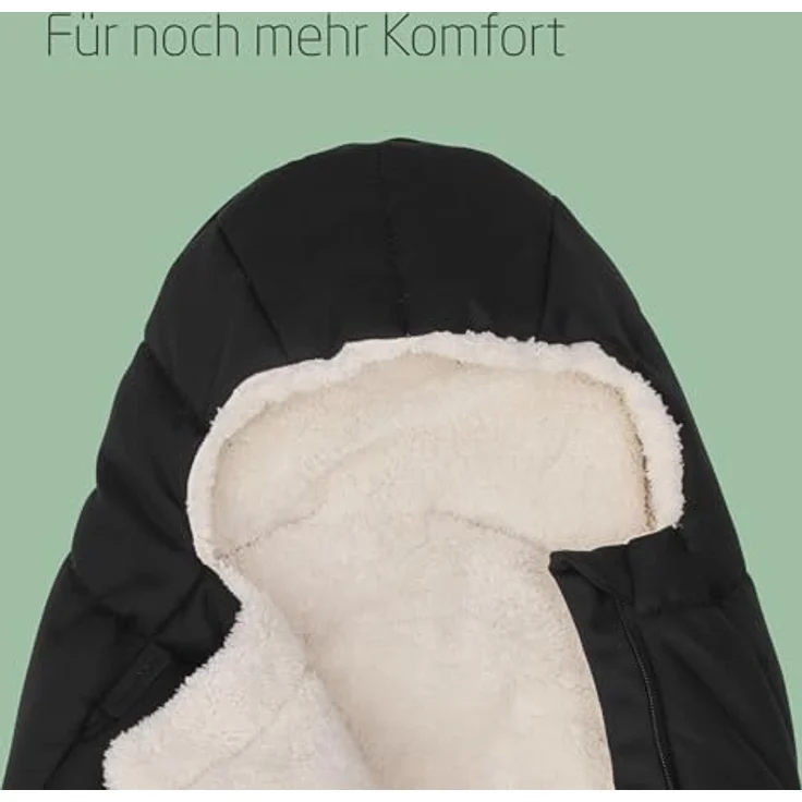 Maxi-Cosi Fußsack für Babyschalen, waschmaschinenfester Fußsack aus weichem, robustem Material, Twillic Black – Bild 2