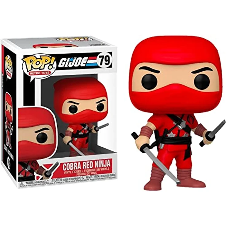 POP! G.I. Joe 79 - Cobra Red Ninja Special Edition, Sammelfigur, Exklusiv 2021, sichere Verpackung – Bild 3