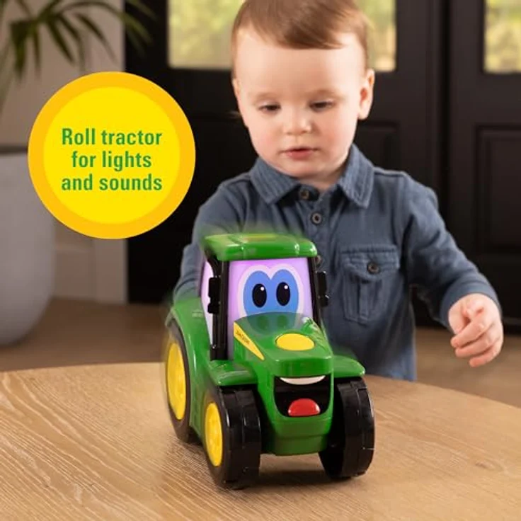John Deere Lights N' Sounds Johnny, Spielzeugtraktor mit Magic Touch-Sensoren, inkl. Batterien, geeignet für Kinder ab 12 Monaten – Bild 5