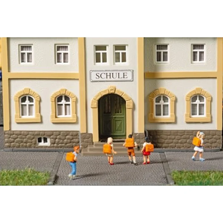 Auhagen 12353 H0/TT Dorfschule, Modellbau Zubehör für Bahnliebhaber, 1 Stück – Bild 4