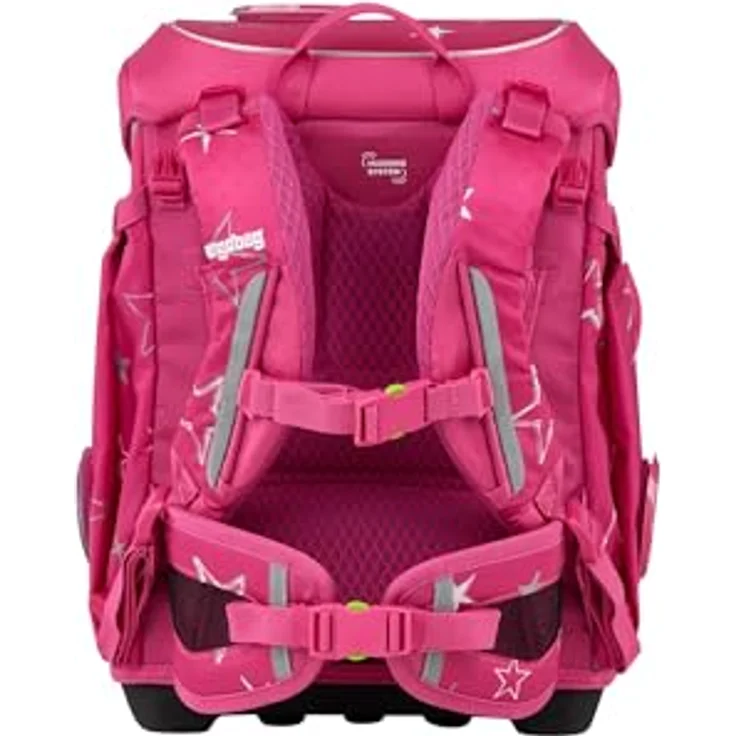 ergobag cubo Light Set, ergonomischer Schulranzen, extra leicht 860 g, 6-teilig mit Klettie-Set, reflektorisch – Bild 5