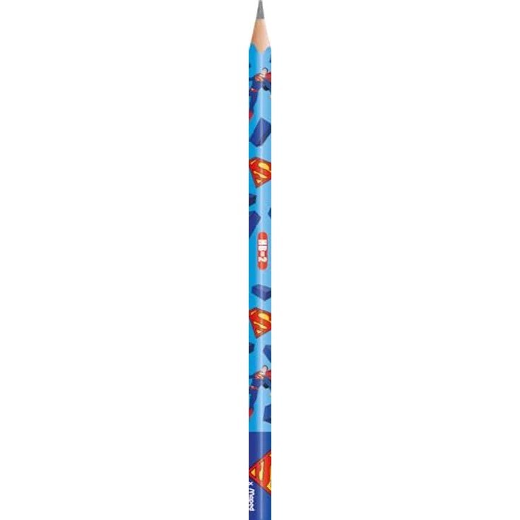 Maped SUPERMAN Bleistifte HB blau, 6er Set mit ergonomischem Griff und bruchsicherer Mine – Bild 5