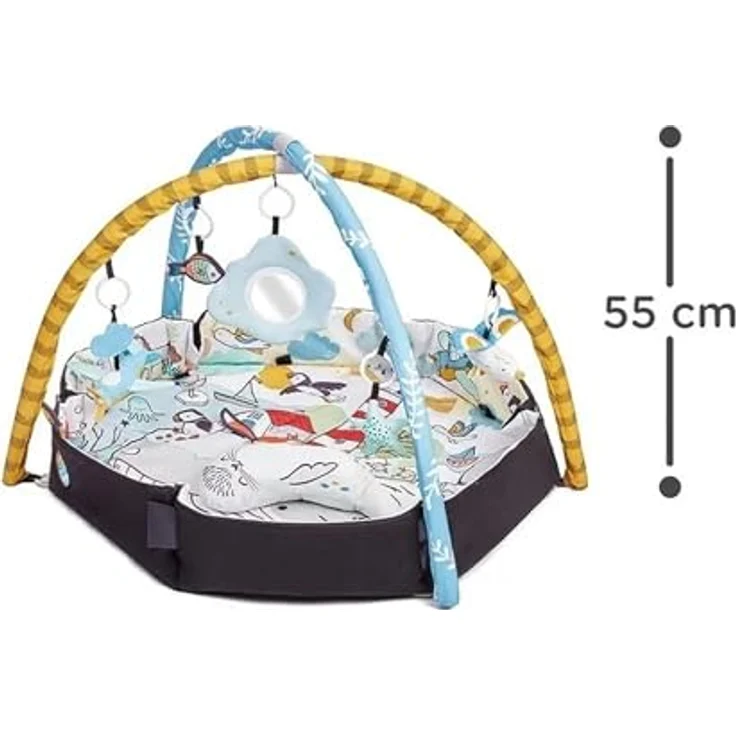 Kinderkraft Smartplay SEA, mehrfarbig, Lernspielmatte für Babys – Bild 3