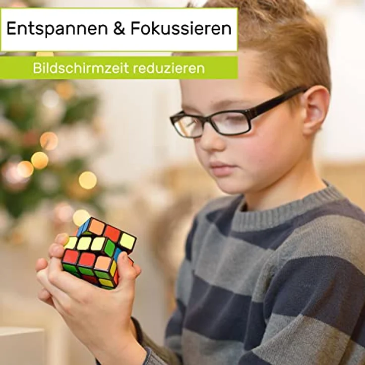 CUBIDI® Original Zauberwürfel 3x3 Klassisch - Typ Los Angeles | Speed-Cube 3x3x3 mit optimierten Dreheigenschaften | Magic Cube für Anfänger und Fortgeschrittene – Bild 6