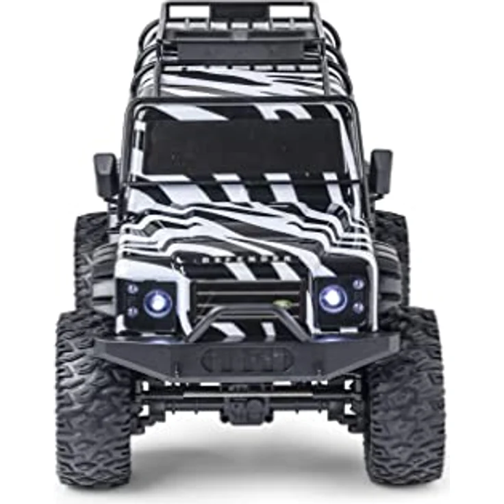 Carson Modellsport 500404239 1:8 Land Rover Defender 100% RTR Safari - Ferngesteuertes Auto, RC Fahrzeug, inkl. Batterien und Fernsteuerung, Geschwindigkeit km/h, Fahrzeit 20 min, Mehrfarbig – Bild 2