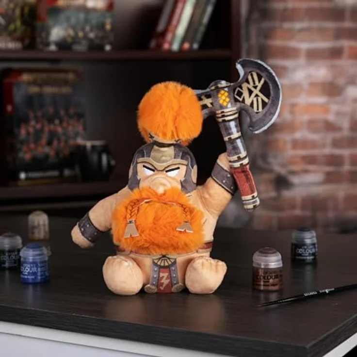 Tomy Warhammer Fyreslayer Kuscheltier, 15 cm große Sammelfigur – Bild 7