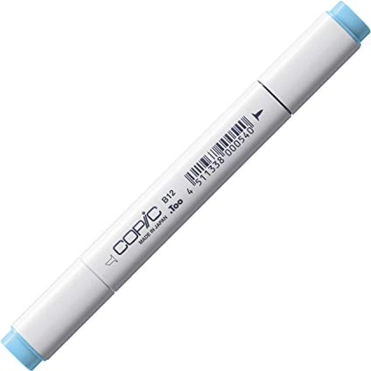 Copic Classic Marker Typ B - 12, Ice Blue, professioneller Layoutmarker mit breiter und feiner Spitze, schnelltrocknend – Bild 1
