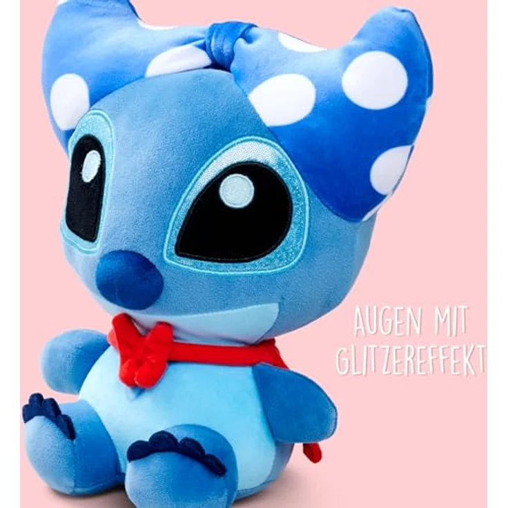 Simba Disney Doorables Stitch, 25 cm Plüschfigur aus Lilo & Stitch, kuschelig weich, geeignet für Kinder ab den ersten Lebensmonaten – Bild 4
