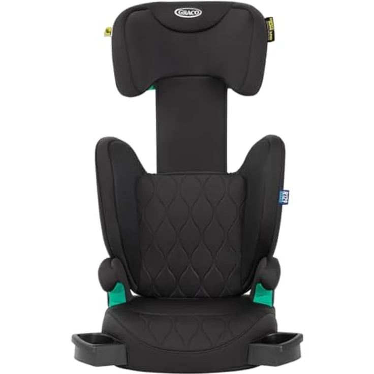 Graco Kindersitz Affix i-Size R129 - 3,5-12 Jahre, 4,2 kg, Isofix, Getränkehalter - Midnight – Bild 8