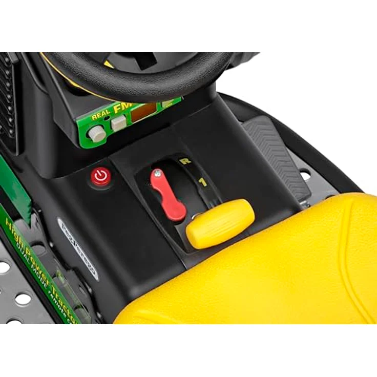 Peg Perego John Deere Ground Force RC Traktor mit Anhänger und Fernbedienung 12V für Kinder ab 1+ Modell 2025, Kindertraktor mit 2 Antriebsmotoren und FM Radio, grün – Bild 6