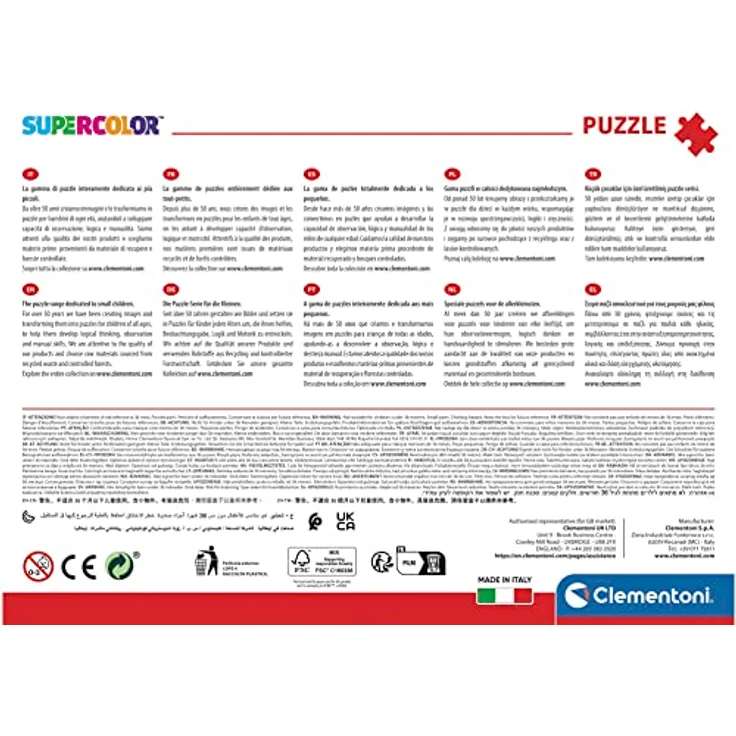 Clementoni Supercolor Puzzle Paw Patrol, 104 Teile, leuchtend bunt, Geschicklichkeitsspiel für Kinder ab 6 Jahren, Made in Italy – Bild 3