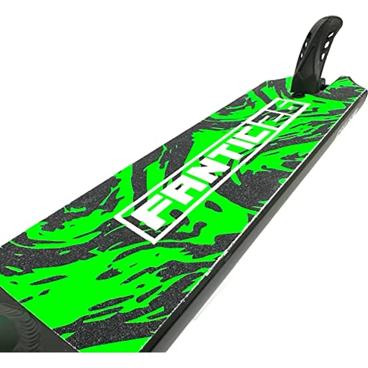 Fantic26 Stuntscooter Fantic26 Stunt-Scooter Griptape 58,5cm x 15,5cm Swirl Schwarz/Grün, reißfestes/wasserfestes PVC Material, maximale Deck Größe 15,5cm x 58,5cm, extra starker Kleber – Bild 6