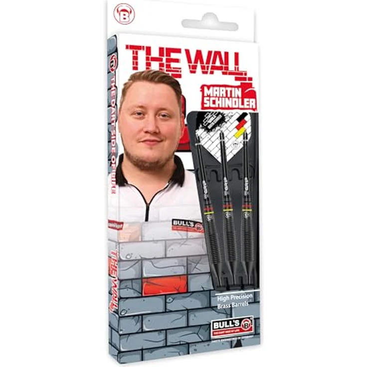 BULL'S Martin Schindler Steel Dart, 23g, schwarz – Bild 3