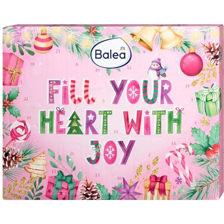 Balea Bath Adventskalender 2026 – 24 Pflegeprodukte in praktischen Reisegrößen, festliches Design – Bild 1