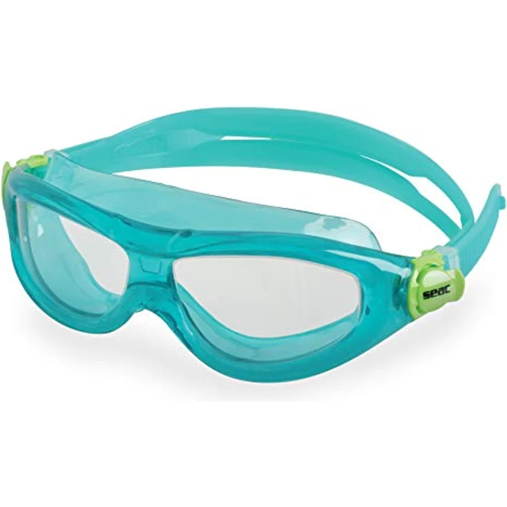 Seac Unisex-Youth Matt Flexible Schwimmmasken-Brille für Kinder (3-6 Jahren), ideal für Schwimmbad und Freiwasser, aquamarin, Standard – Bild 1