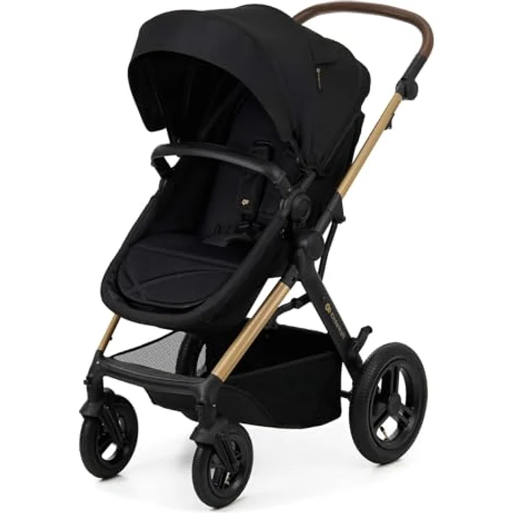 KinderKraft Moov 2 Air 3in1, Multifunktionaler Kinderwagen mit Babywanne, Sitz und Sicherheitskindersitz RWF Mink PRO i-Size, aufblasbare Räder und Zubehör – Bild 4