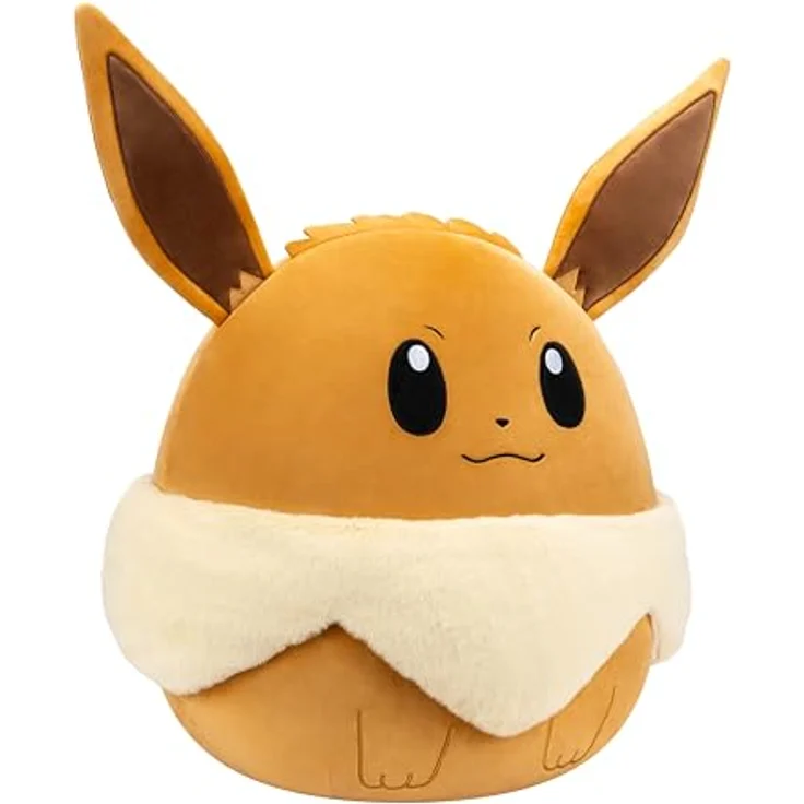 Jazwares Pokémon Squishmallows Plüschfigur Evoli, 50 cm, aus hochwertigem, samtweichem Plüsch, waschbar – Bild 2