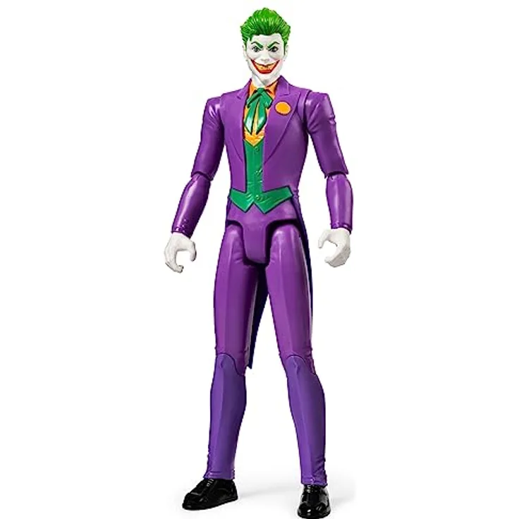 Spin Master Batman: Action Figure - The Joker, 30 cm mit 11 Gelenkpunkten und authentischem Comic-Styling