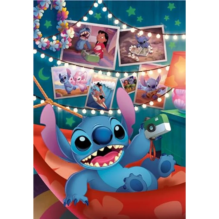 Clementoni Collection Puzzle Compact Disney Stitch, 1000 Teile Erwachsene, Wimmelbild, 70 x 50 cm, umweltfreundlich, 39793 – Bild 2