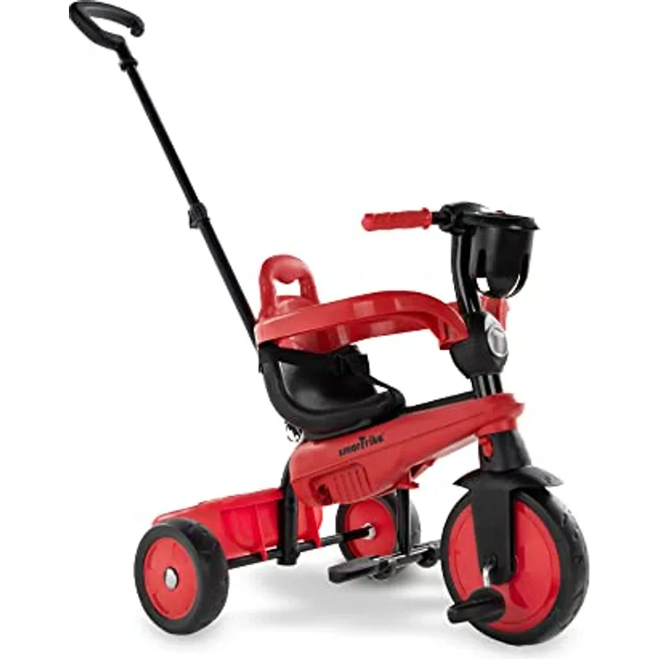 smarTrike Breeze S 6050500 3 in 1 Multifunktionales Dreirad, Anpassbares Dreirad in Rot für Kinder von 15-36 Monaten