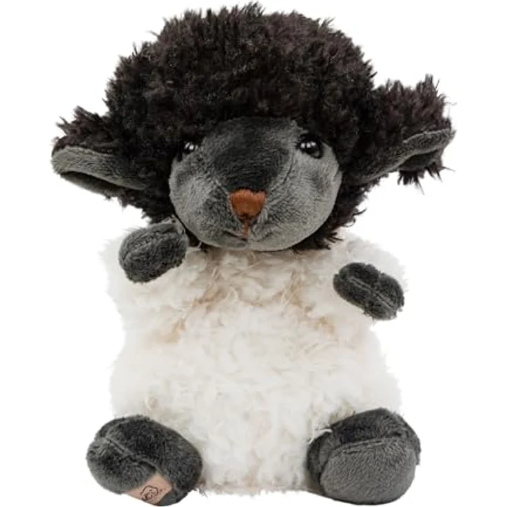 Teddys Rothenburg Bukowski Schaf Black Sheep, Plüschschaf in schwarz/weiß, 15 cm, handwaschbar bis 30°C, designed in Sweden – Bild 1