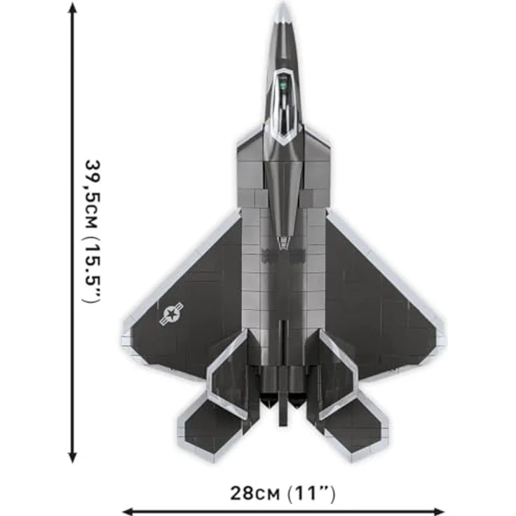COBI 5855 Amerikanische Bausteine, Black & White, ONE Size – Bild 4
