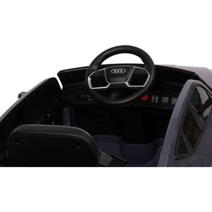 CARETERO Kinder Elektroauto E-Tron Sportback, lizenziertes Aufsitzfahrzeug mit Fernbedienung, Grau, 7Ah Akku, LED-Lichtleiste, geeignet für Kinder ab 3 Jahren – Bild 8