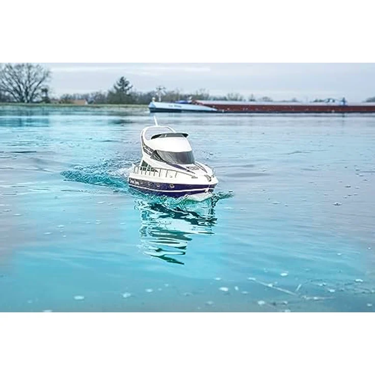 Carson 500108044 Ocean Queen 2.4G 100% RTR - Ferngesteuertes Boot, RC Boot, Ferngesteuertes Boot für Kinder und Erwachsene, inklusive Fernsteuerung – Bild 3