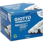 LYRA Malkreide Wandtafelkreide, weiß, 100 Stück, staubfrei, dermatologisch getestet, aus französischer Champagner-Kreide